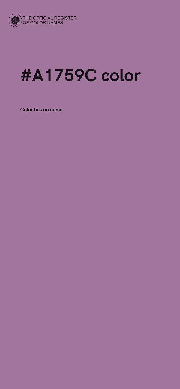 #A1759C color image