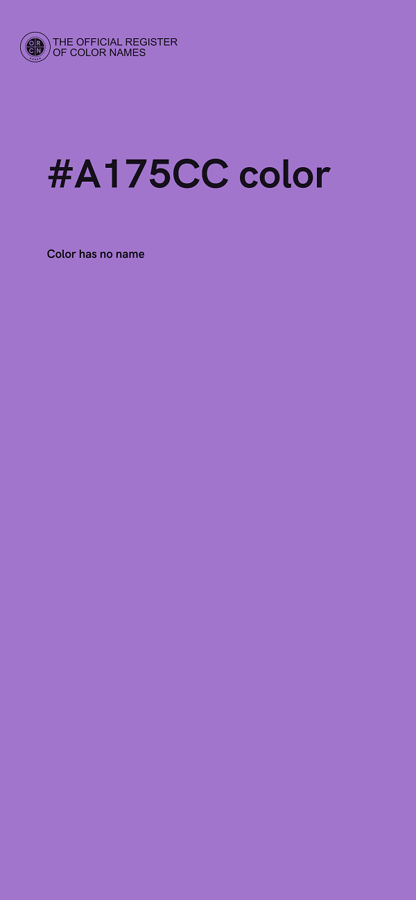 #A175CC color image