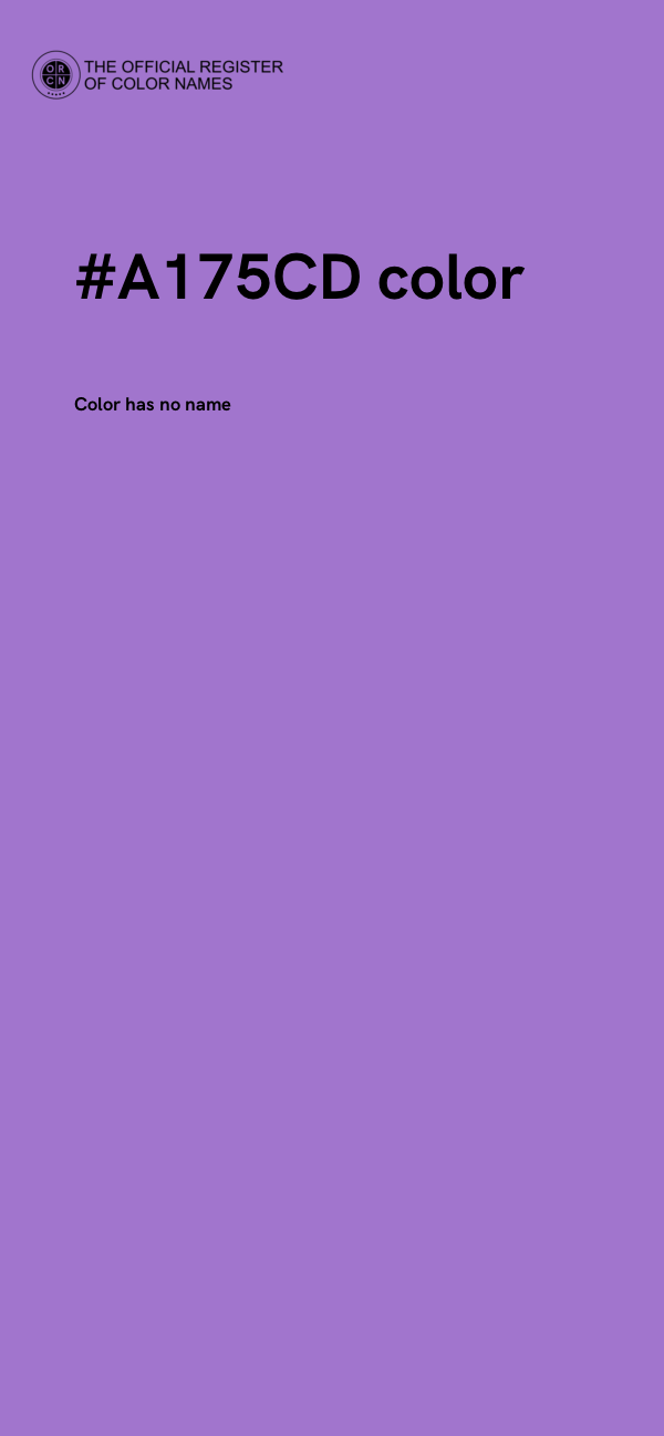 #A175CD color image