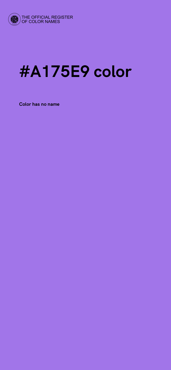 #A175E9 color image