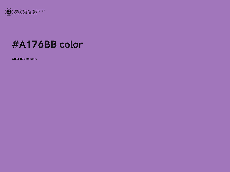 #A176BB color image