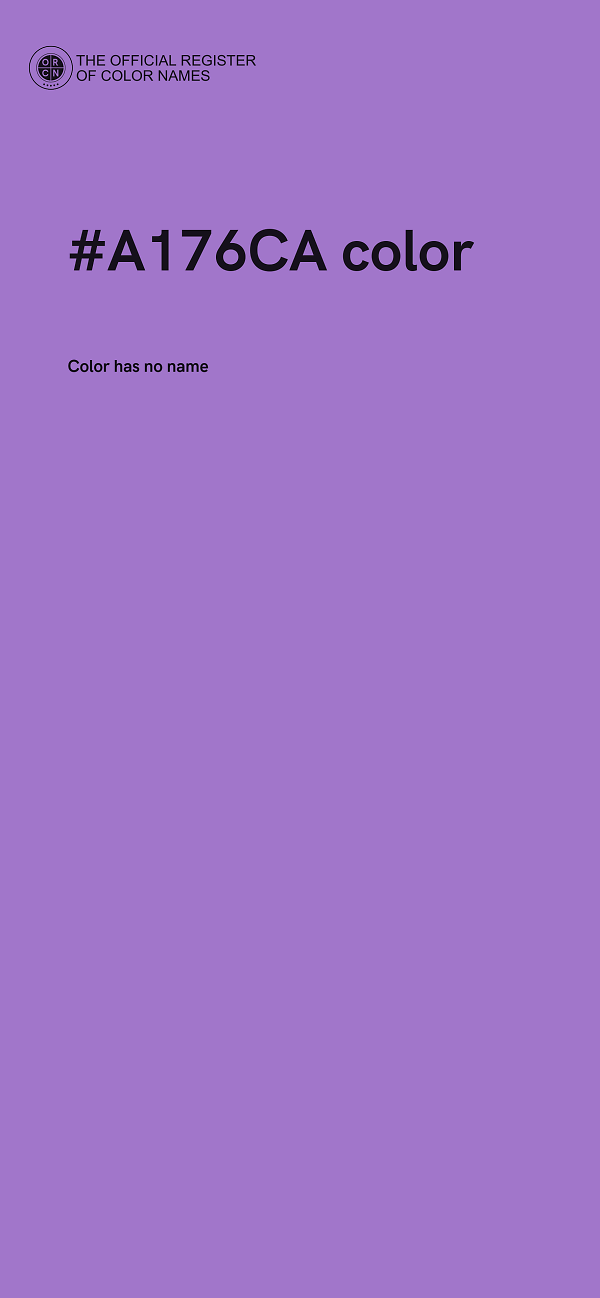 #A176CA color image
