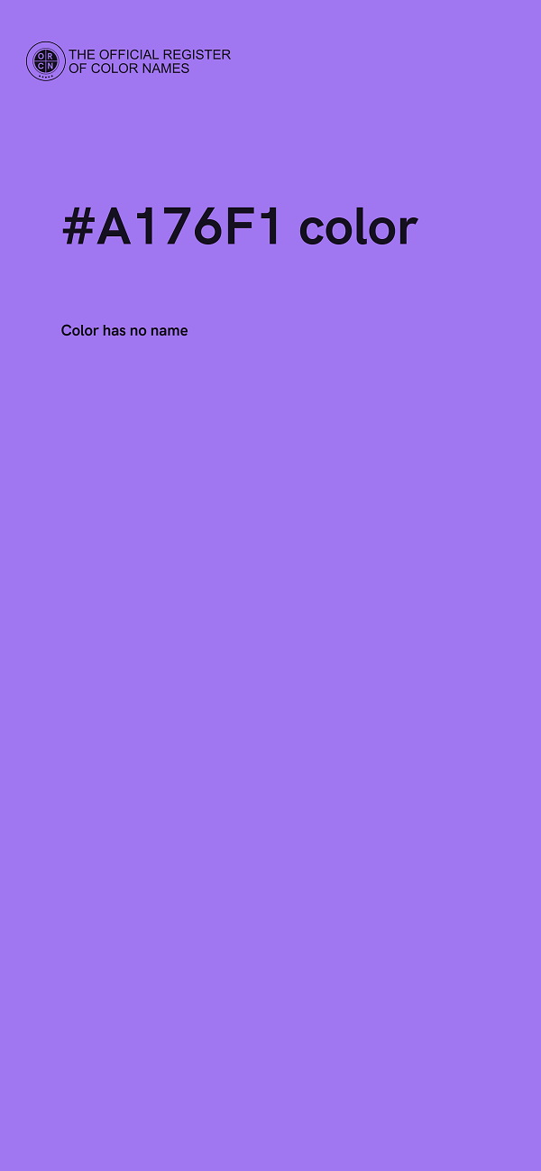 #A176F1 color image