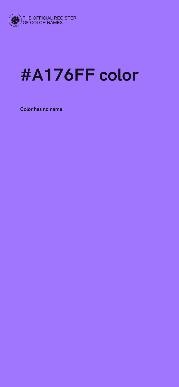 #A176FF color image