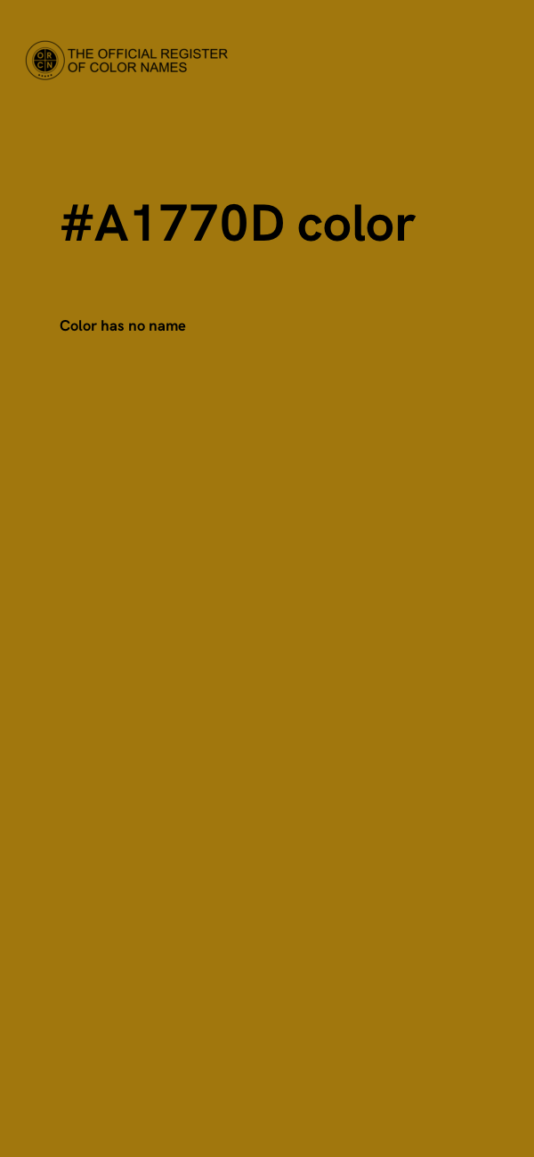 #A1770D color image