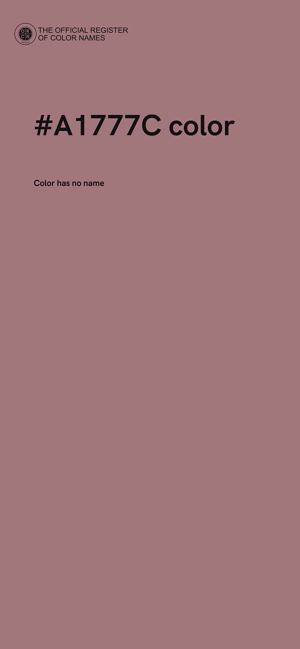 #A1777C color image