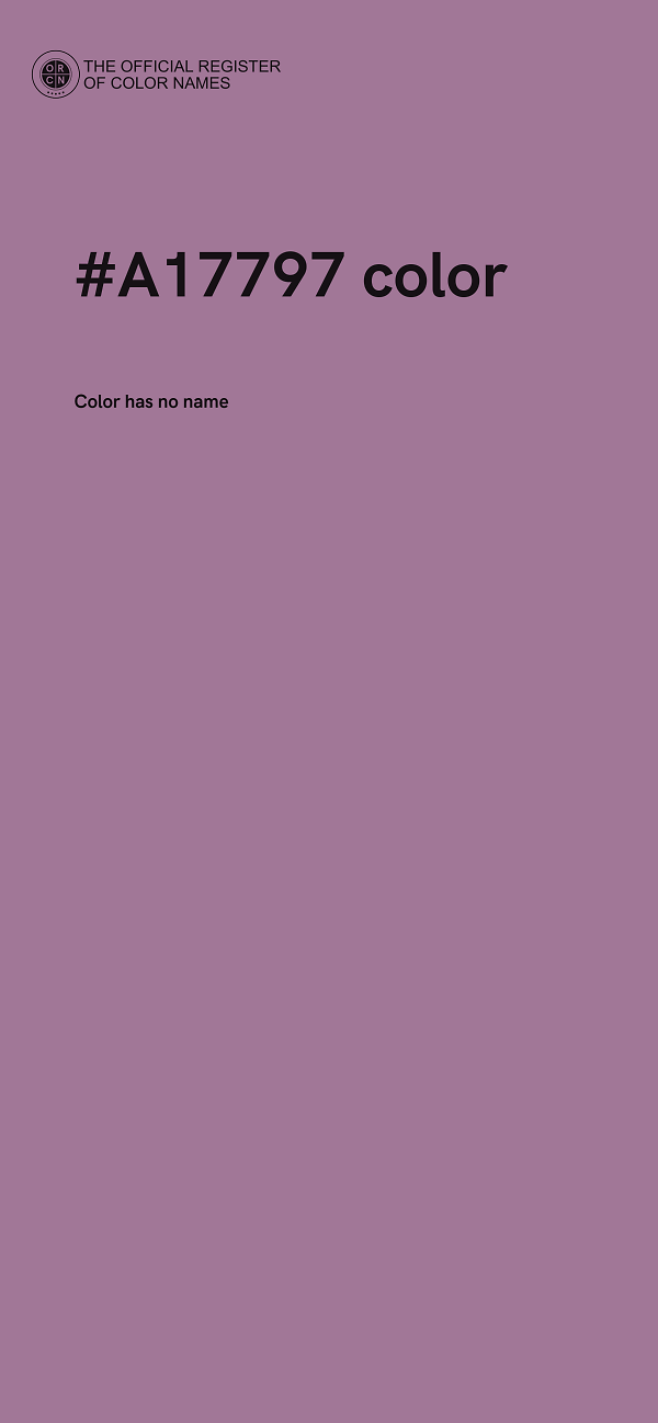 #A17797 color image