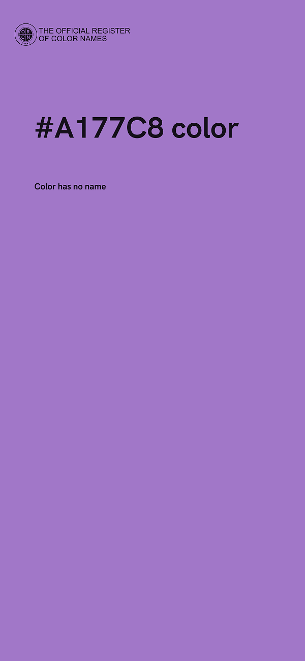 #A177C8 color image