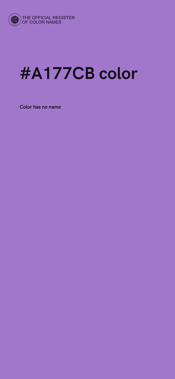 #A177CB color image