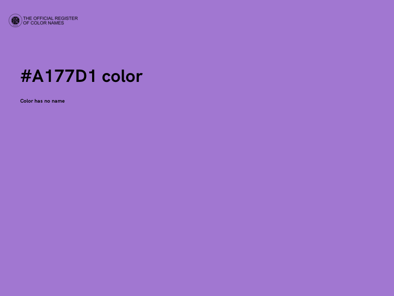 #A177D1 color image