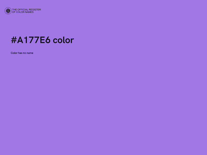 #A177E6 color image