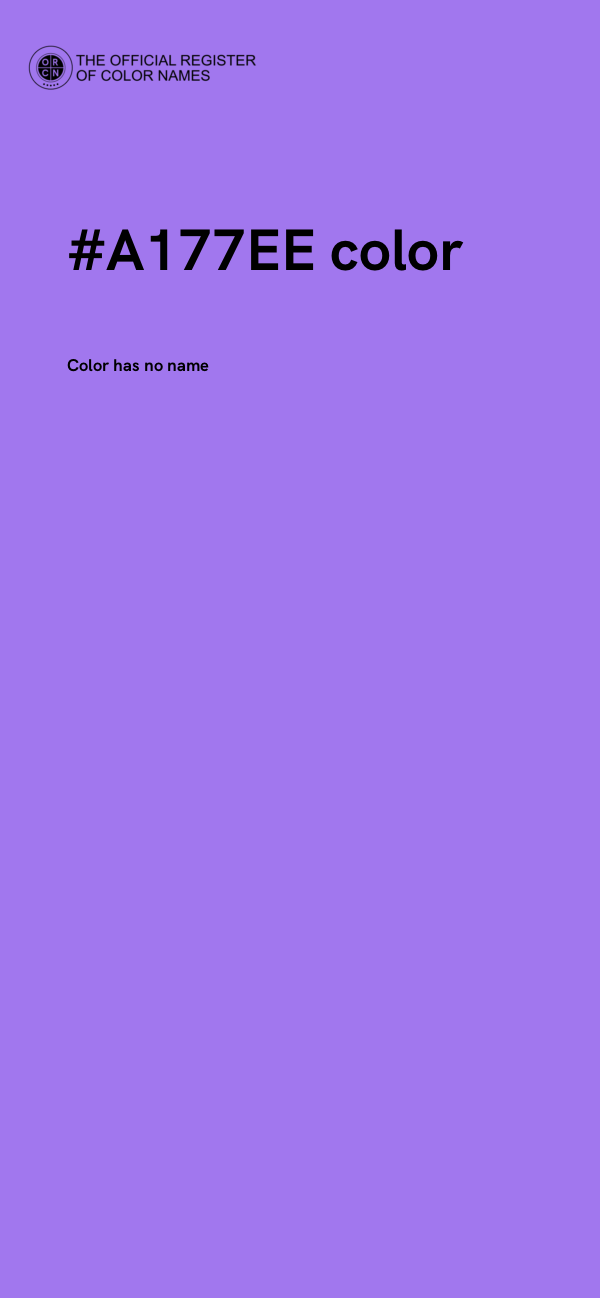 #A177EE color image