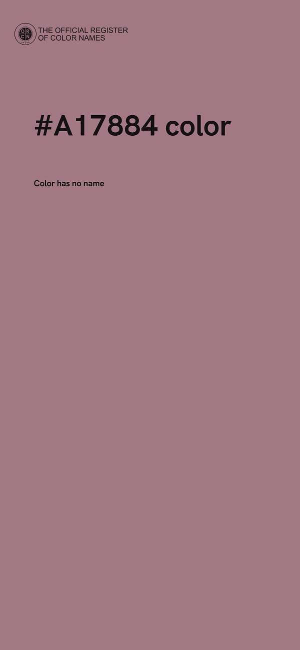 #A17884 color image