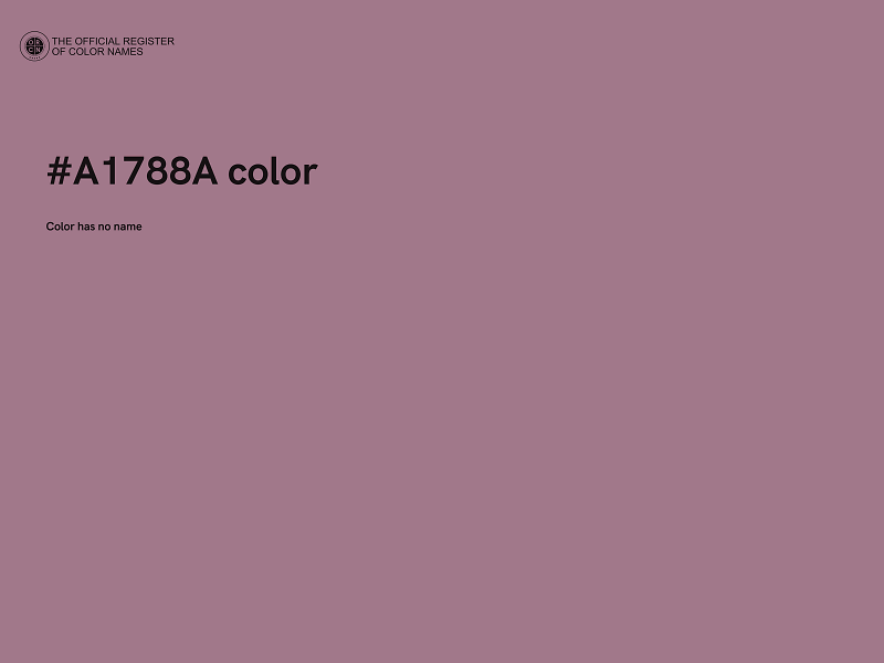 #A1788A color image