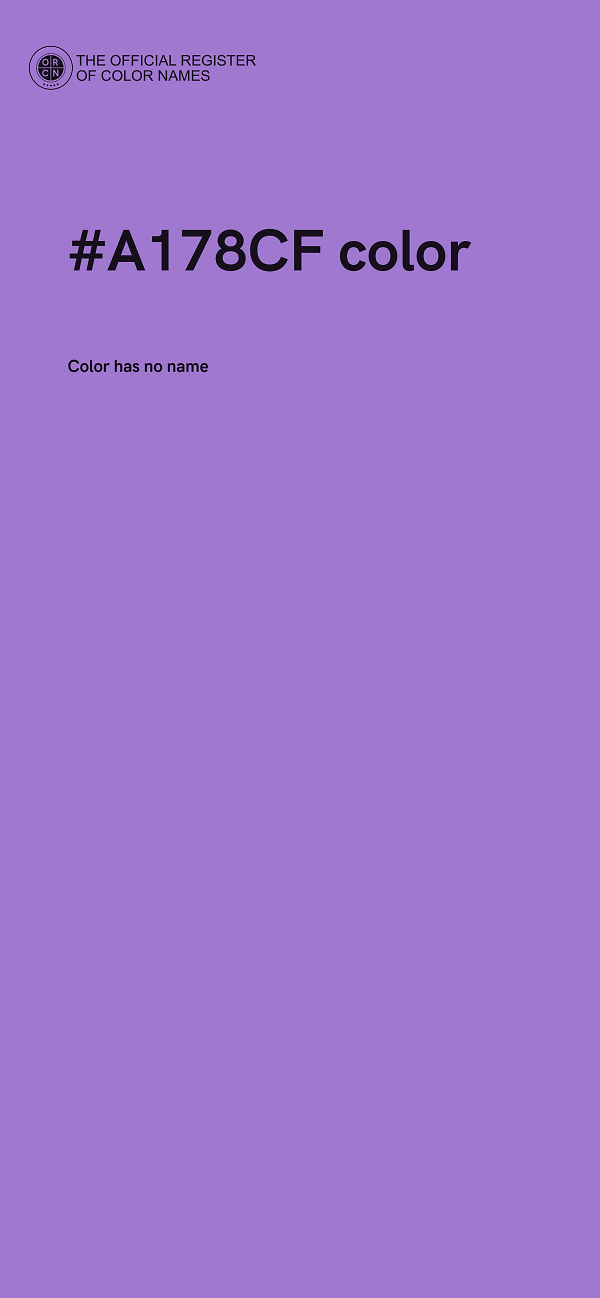 #A178CF color image