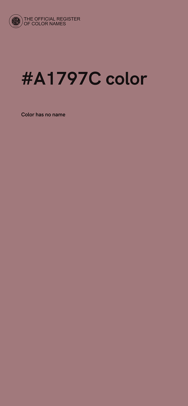 #A1797C color image