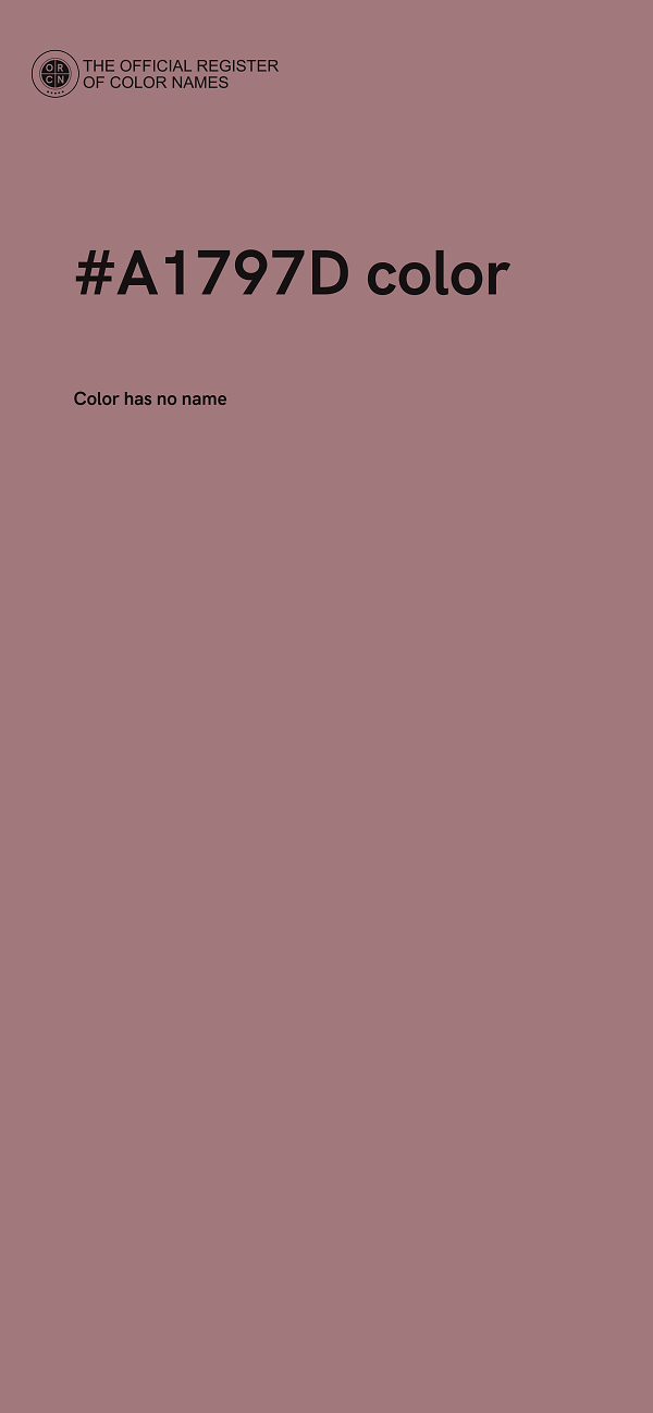 #A1797D color image