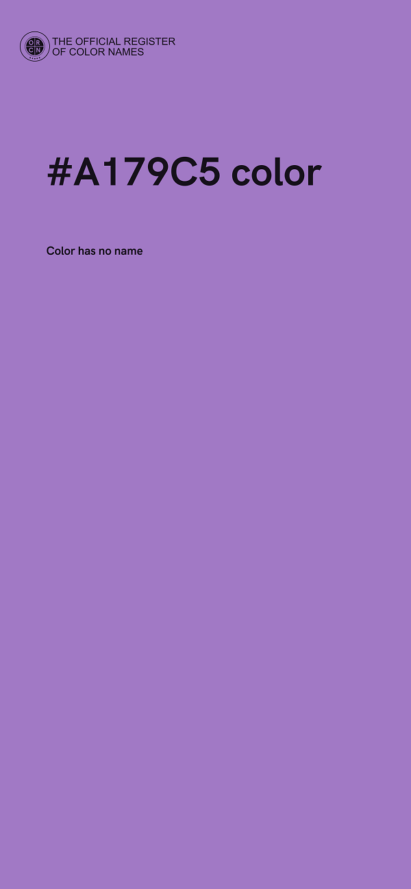 #A179C5 color image
