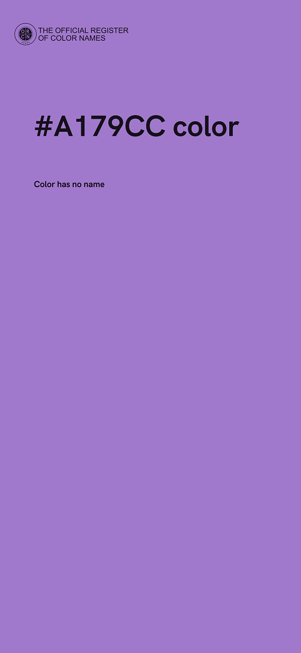 #A179CC color image