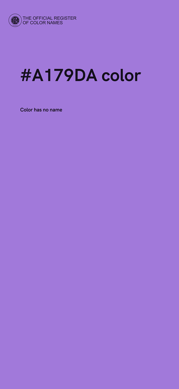 #A179DA color image