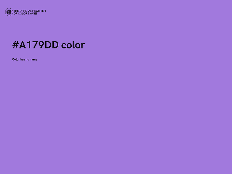 #A179DD color image