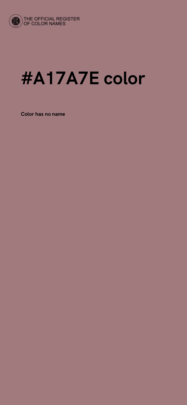 #A17A7E color image