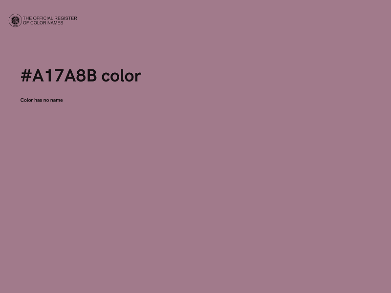 #A17A8B color image