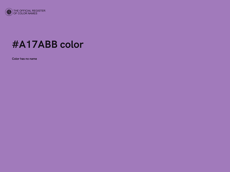 #A17ABB color image