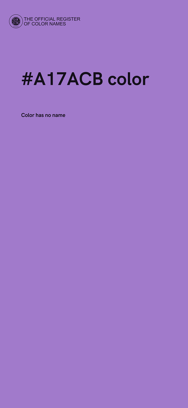 #A17ACB color image