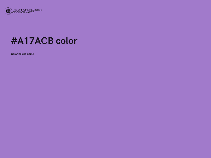 #A17ACB color image