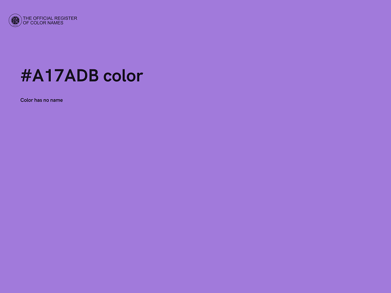 #A17ADB color image