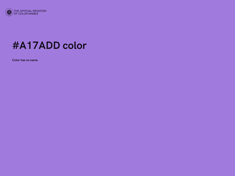 #A17ADD color image