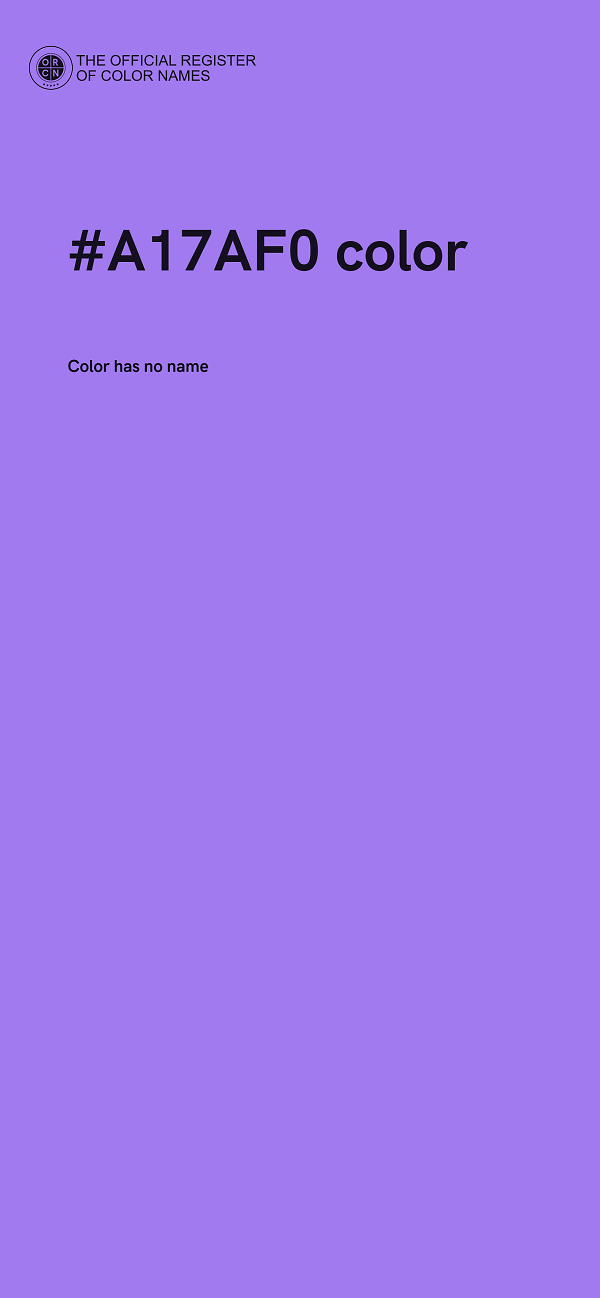 #A17AF0 color image