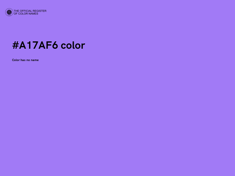 #A17AF6 color image