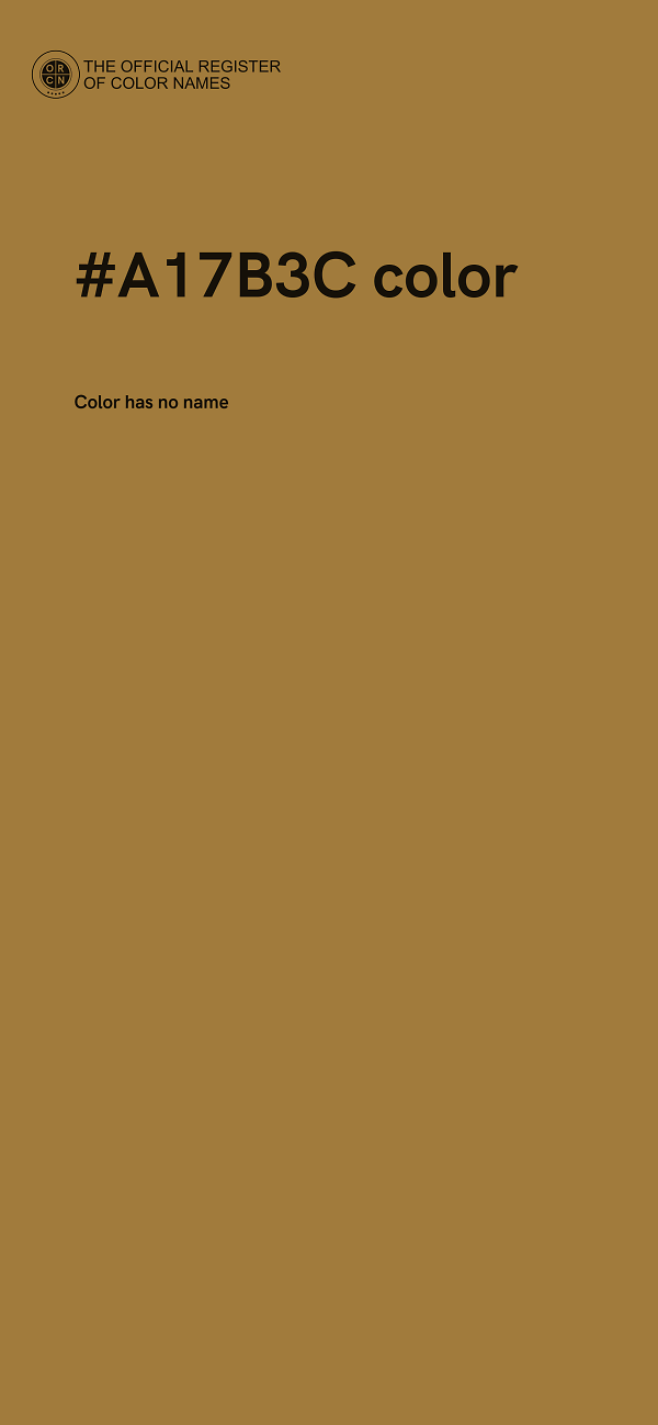 #A17B3C color image