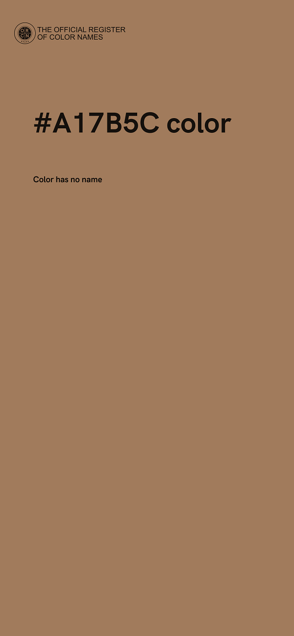 #A17B5C color image