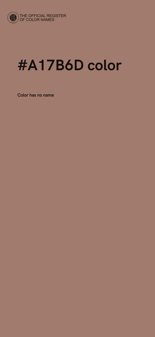 #A17B6D color image