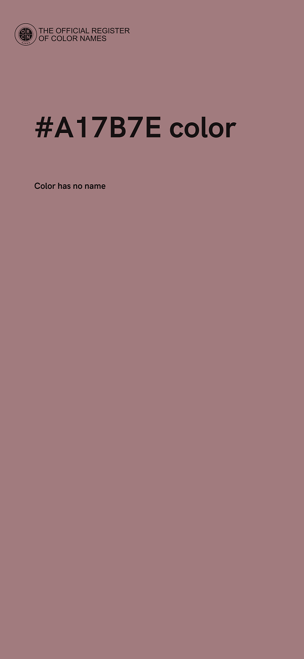 #A17B7E color image