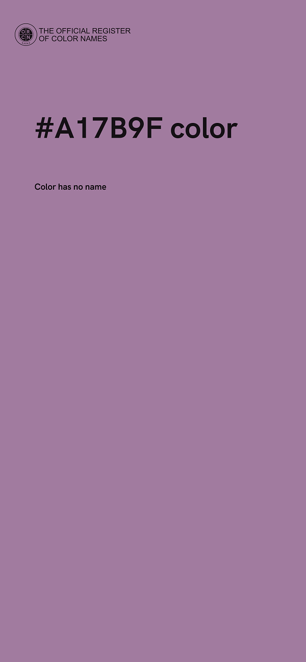 #A17B9F color image