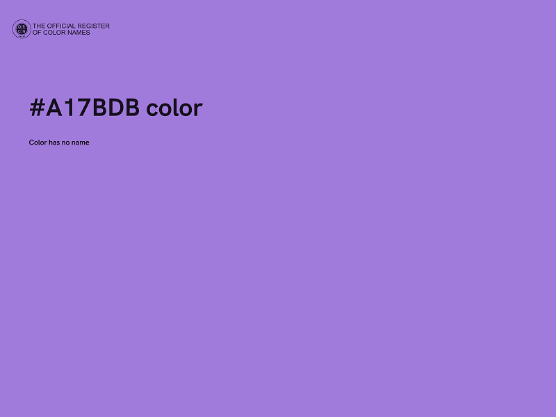 #A17BDB color image