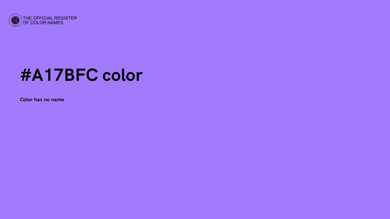 #A17BFC color image