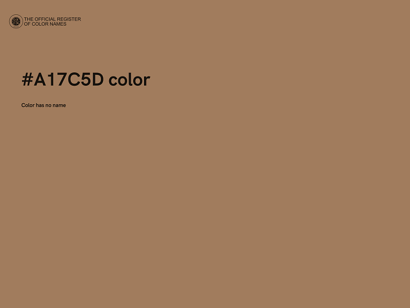 #A17C5D color image