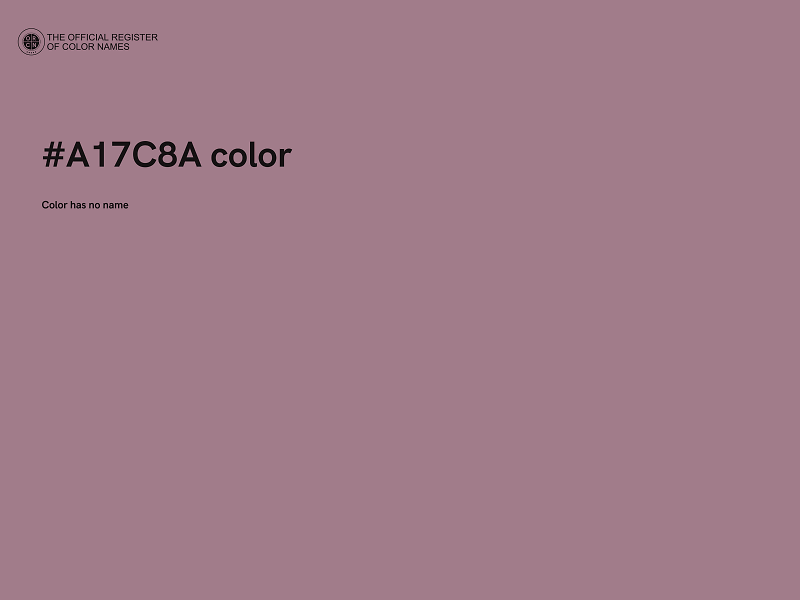#A17C8A color image
