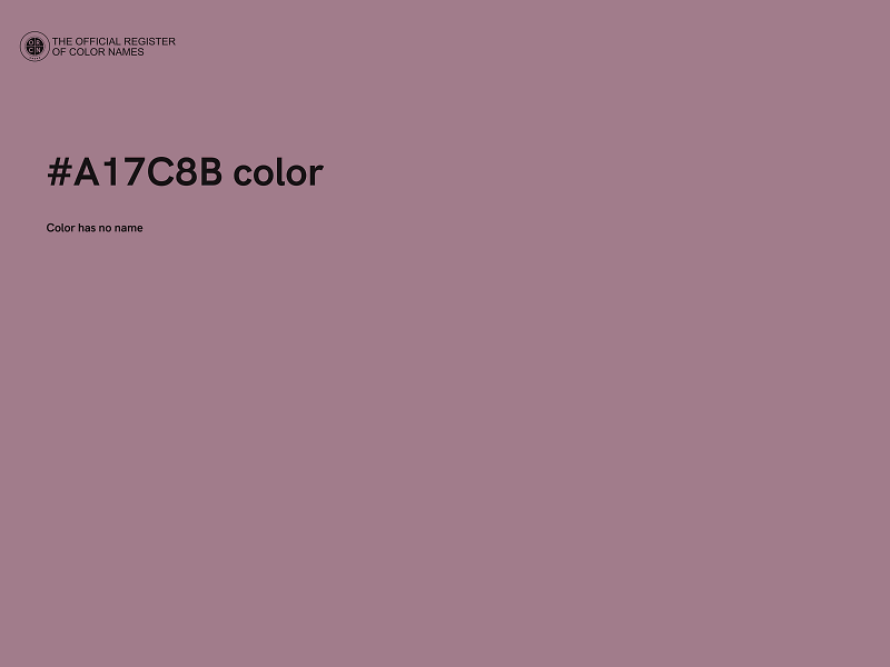 #A17C8B color image