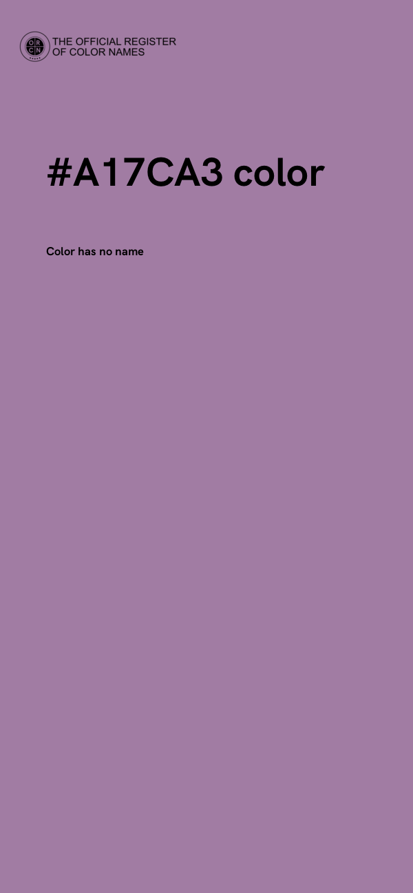#A17CA3 color image