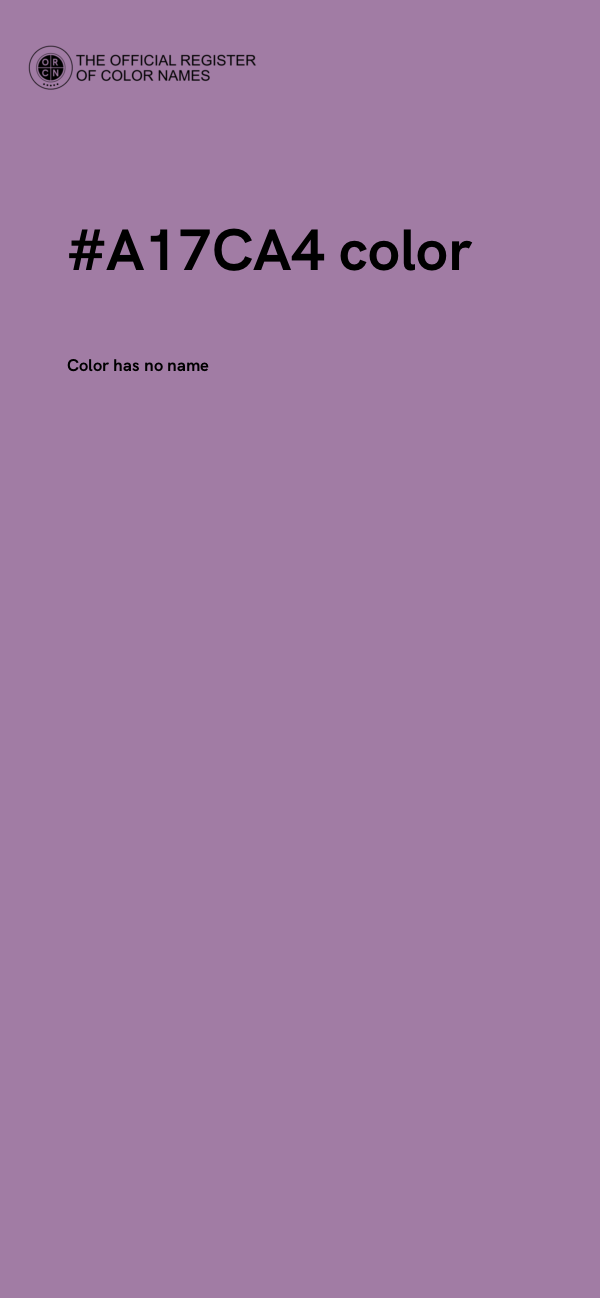 #A17CA4 color image