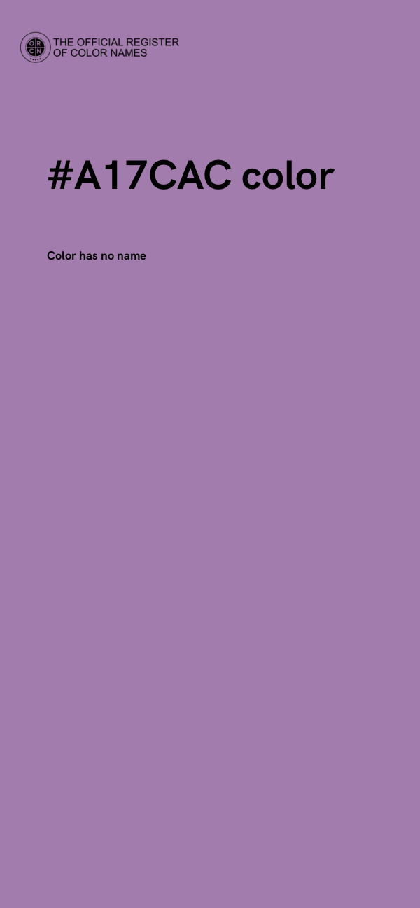 #A17CAC color image