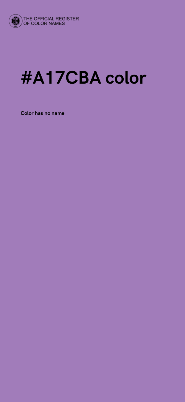 #A17CBA color image