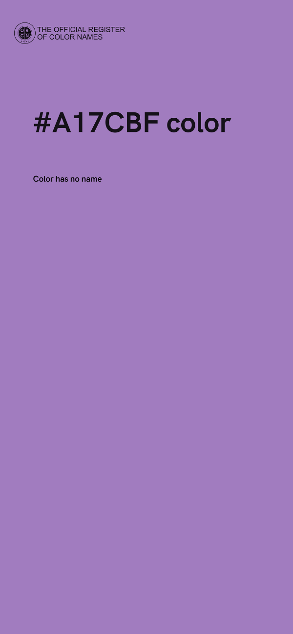 #A17CBF color image