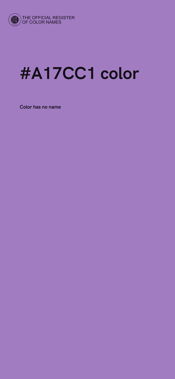 #A17CC1 color image